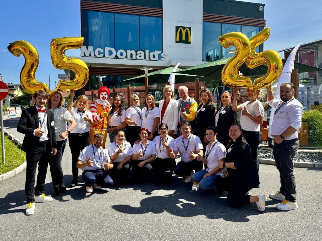 McDonald&#8217;s Hohenems: 25 Jahre Burger, Pommes und Erfolg