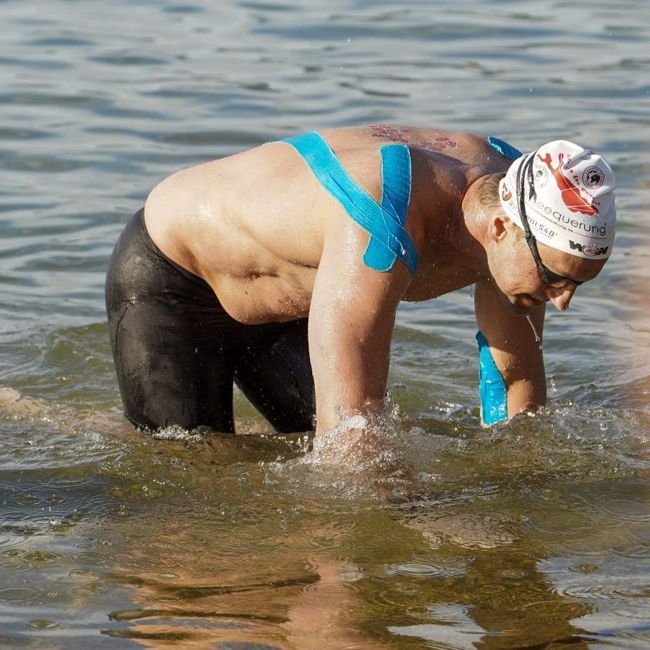 bodenseedurchquerung, hengl, bodensee, schwimmer