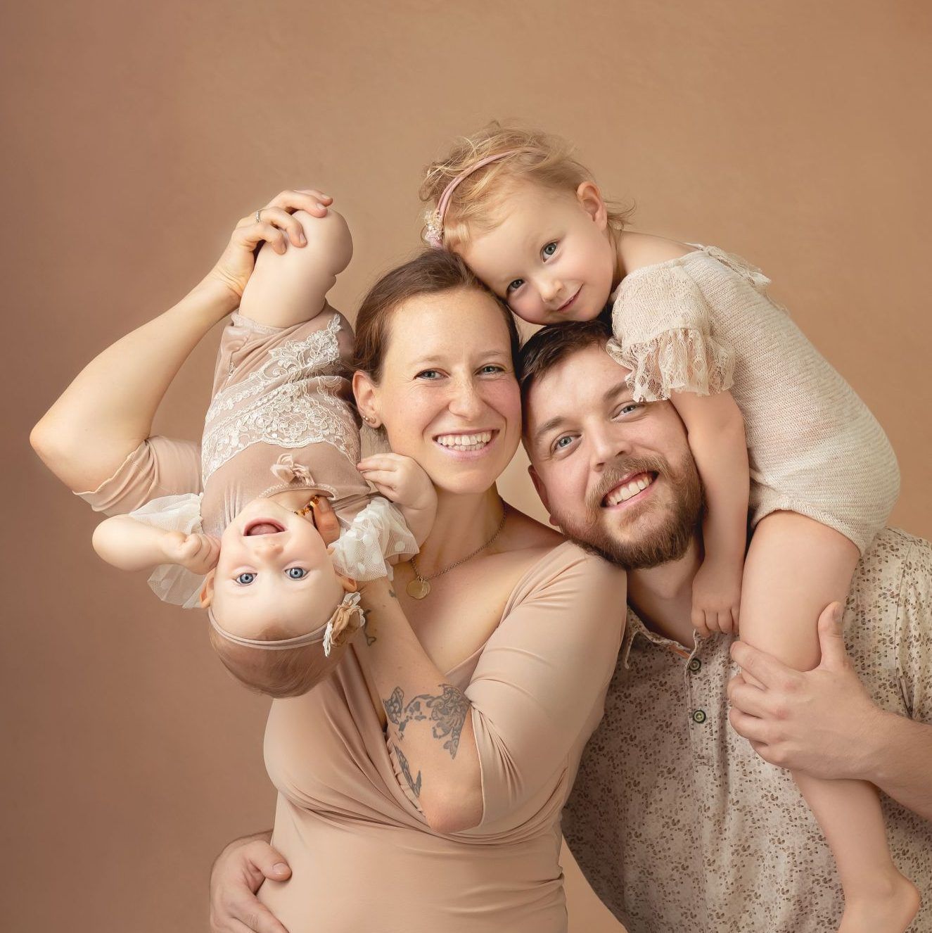Babyfotos, Familien