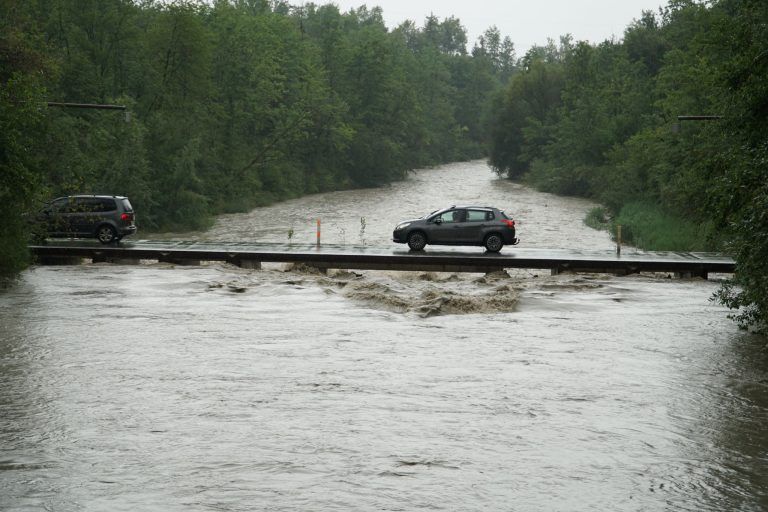 Unwetter, Regen, Hangrutsch