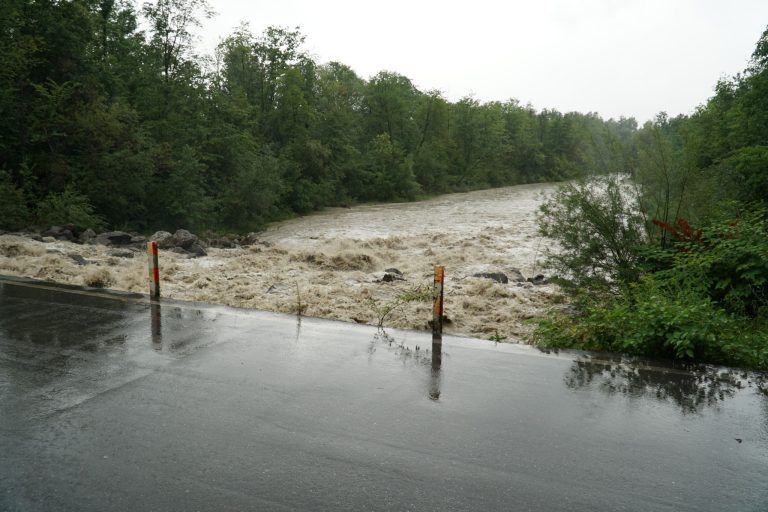 Unwetter, Regen, Hangrutsch