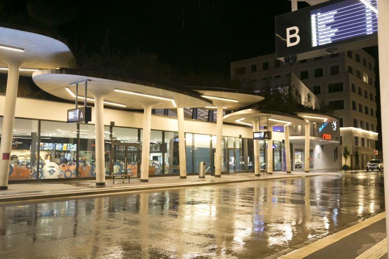 Feldkirch am 8.10.2024 PI Polizei Bombendrohung Bahnhof Feldkirc