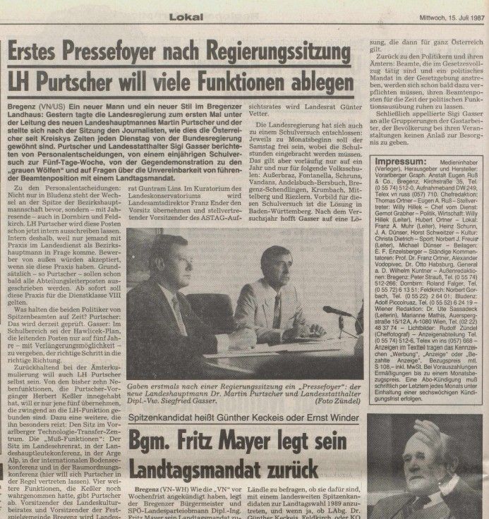 Deshalb stellt sich die Landesregierung nicht mehr regelmäßig den Fragen der Medien