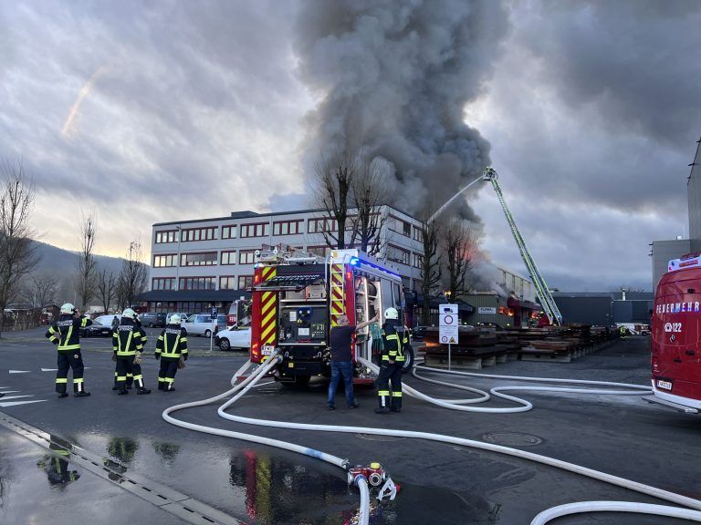Brand Wolfurt Batterien Wolfurter Gewerbepark