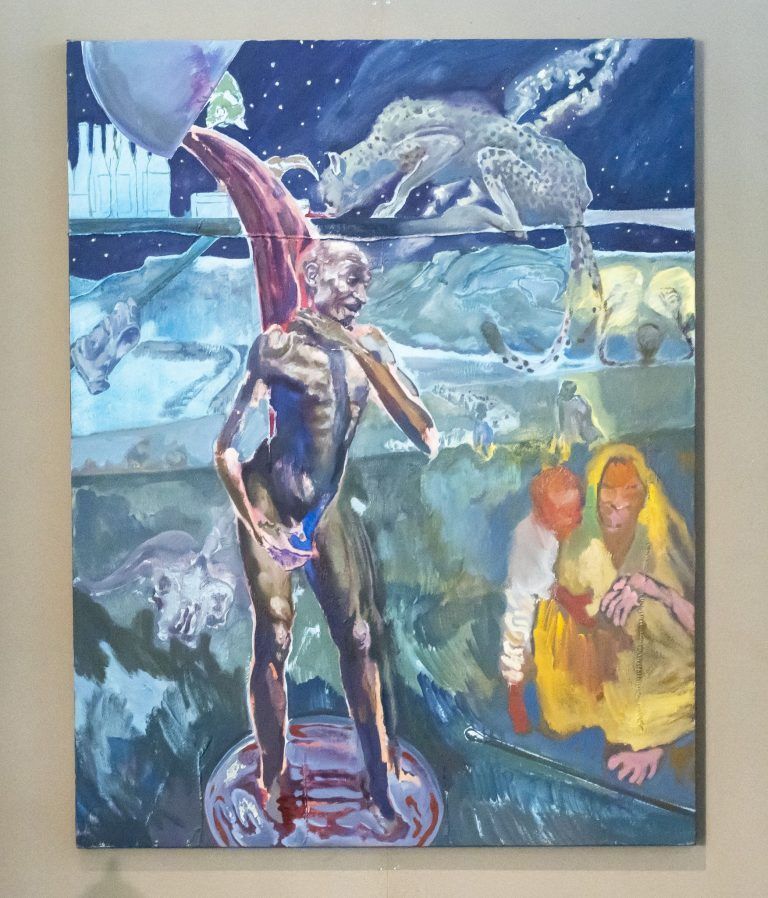 Maler Armitage bringt seine Heldinnen ins Kunsthaus