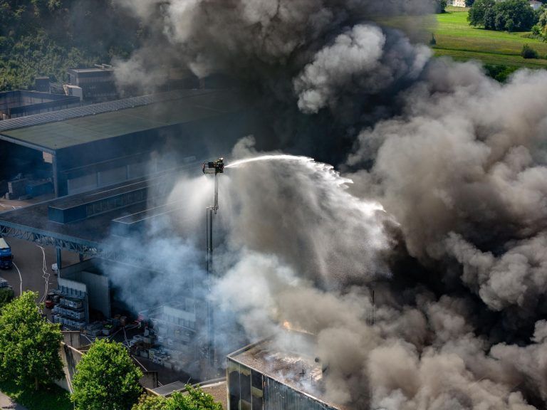 Das ist die Ursache für den Großbrand bei Loacker in Götzis