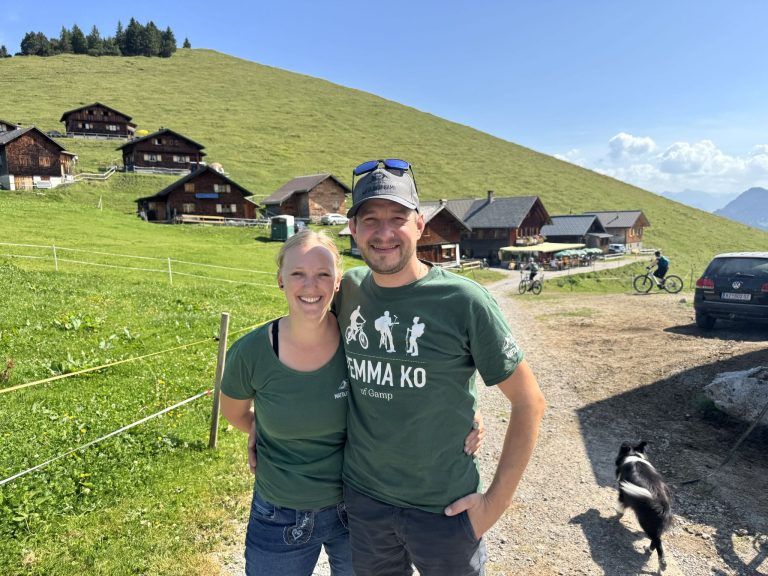 Älplerfest Gamp mit Käseanschnitt