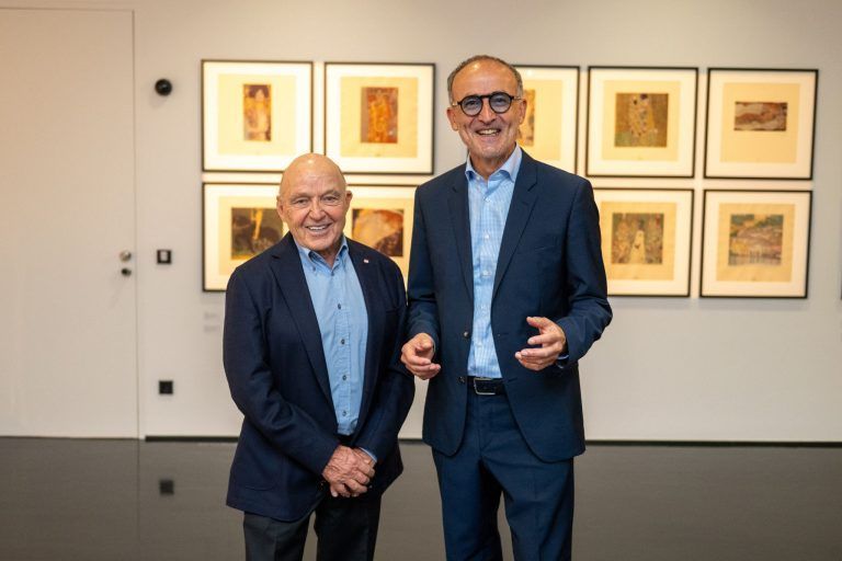 Preview der Ausstellung „Gustav Klimt und Vorarlberg mit Hans Bäumler und Tobias Natter