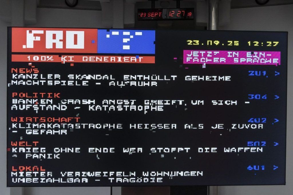 Künstliche Intelligenz bringt die Nachricht vom Ende der Nachrichten