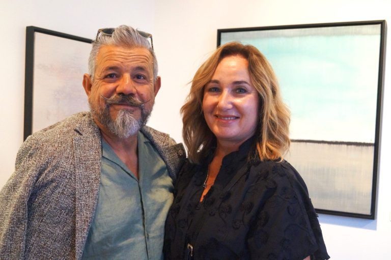 Salvatore und Karin Antonaci beim Rundgang.JPG