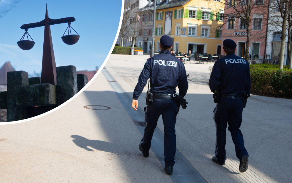 Opfer attackierte helfenden Polizisten