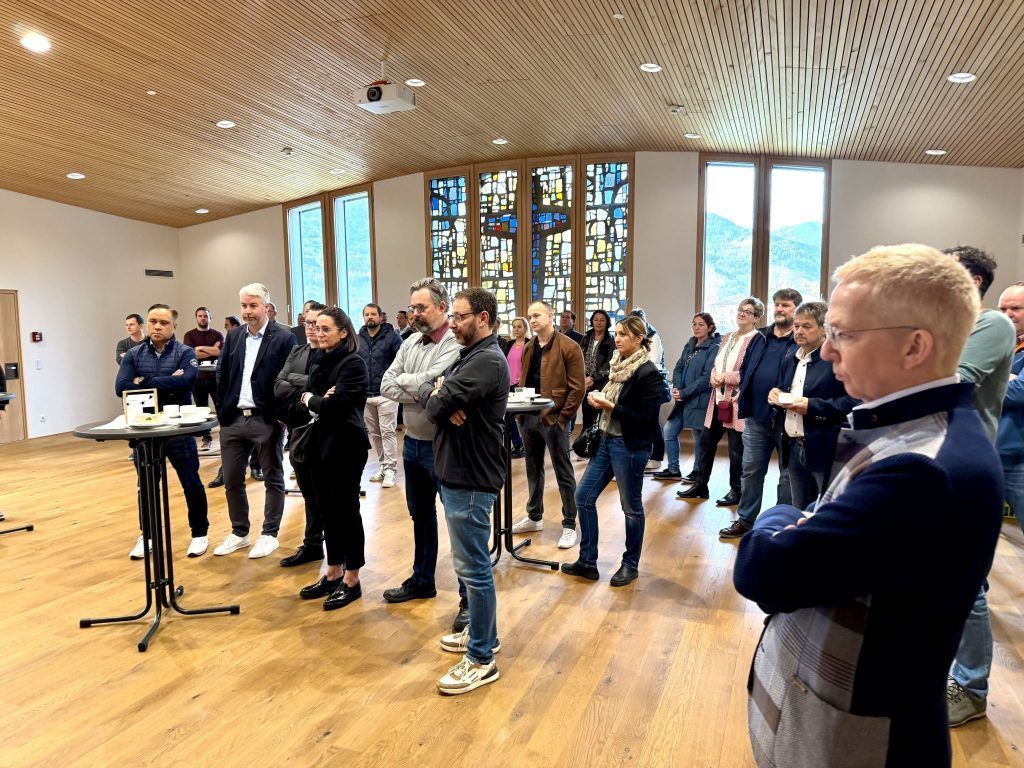 Schlins lud zum Unternehmerfrühstück: Über 50 Gäste beim Auftakt dabei