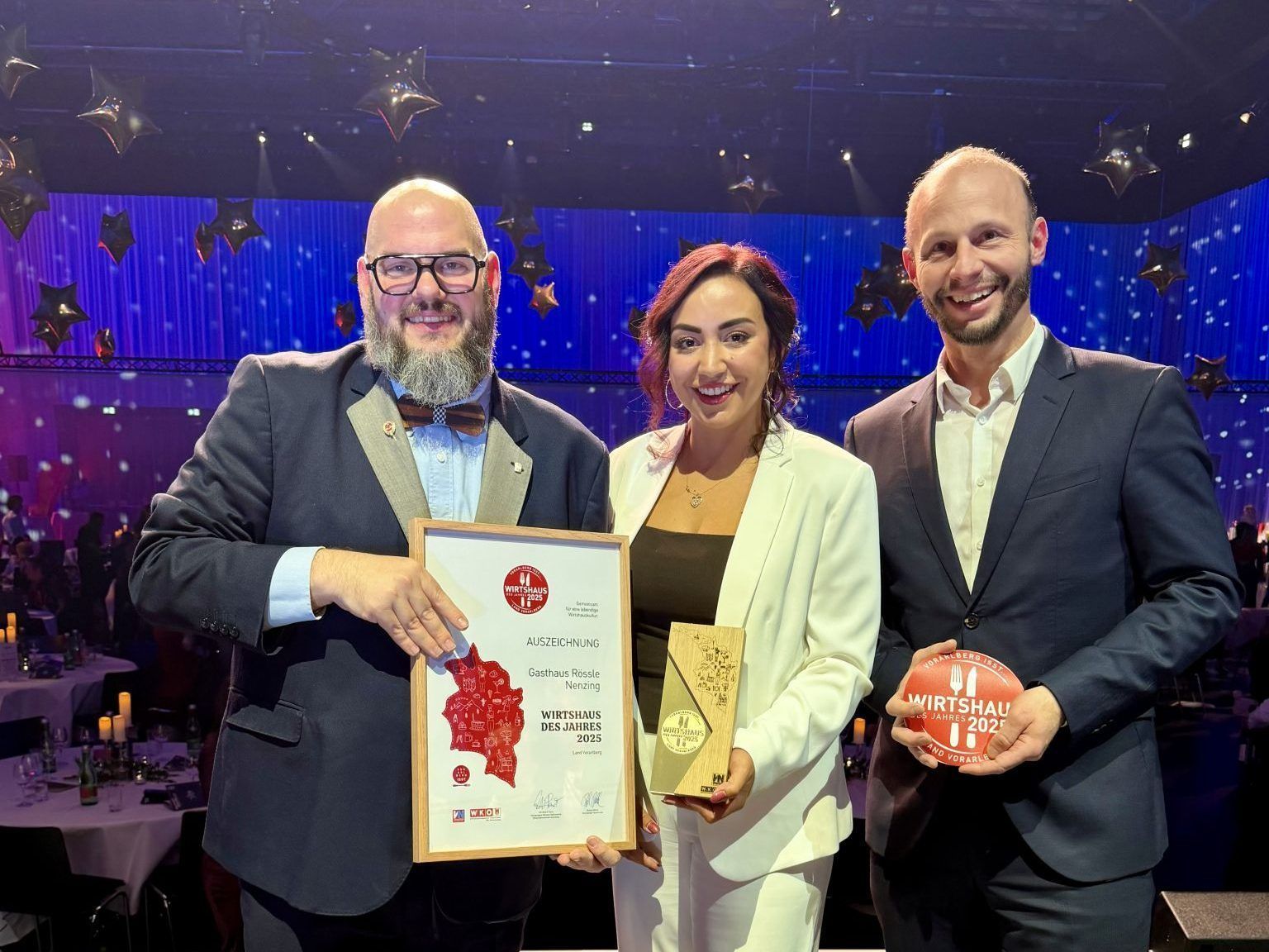 Lange Nacht der Stars: Auszeichnungen für Vorarlbergs Tourismus-Talente