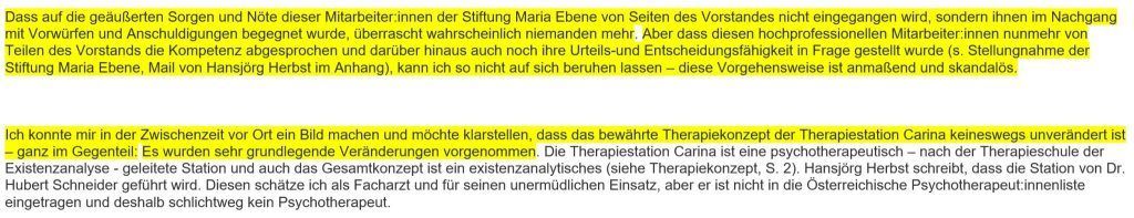 Therapiestation Carina: Mitarbeiter suspendiert und abgemahnt