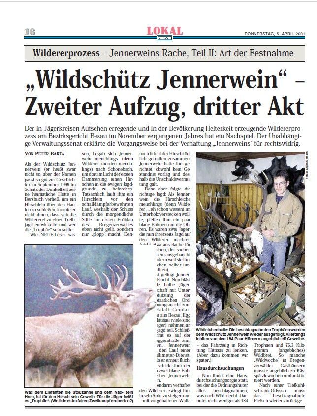 Drei Fälle mit ... Martin Mennel: Der Haussklave, ein ungültiges Testament  und Polizisten im Jagdfieber