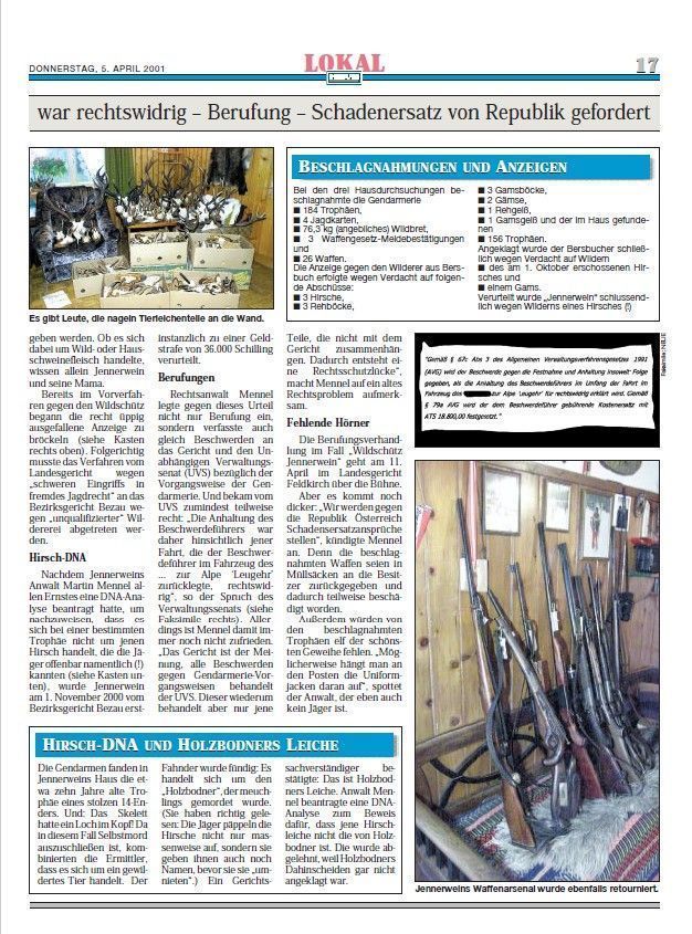 Drei Fälle mit ... Martin Mennel: Der Haussklave, ein ungültiges Testament  und Polizisten im Jagdfieber