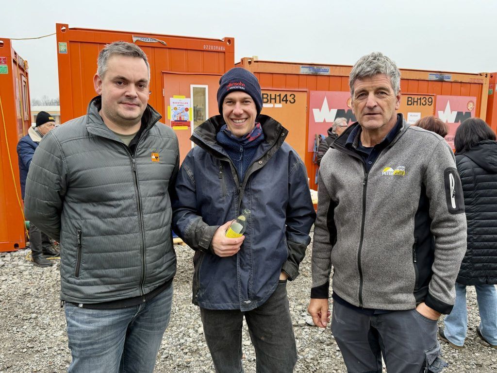 Nachhaltiges Wohnprojekt lud zum Baustellen-Lunch