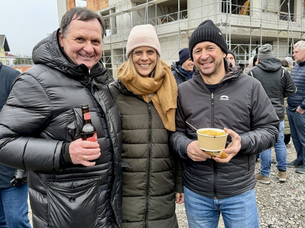 Nachhaltiges Wohnprojekt lud zum Baustellen-Lunch