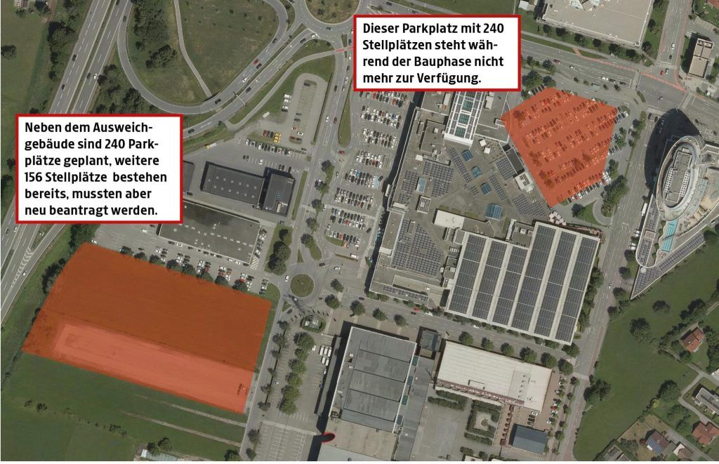 Messepark: Wo während des großen Umbaus geparkt werden kann