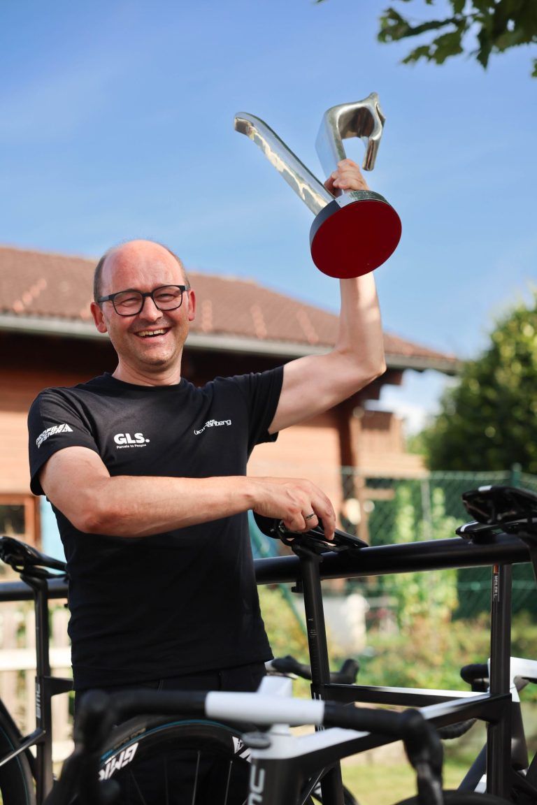 Einer, der wirklich ständig am Rad dreht