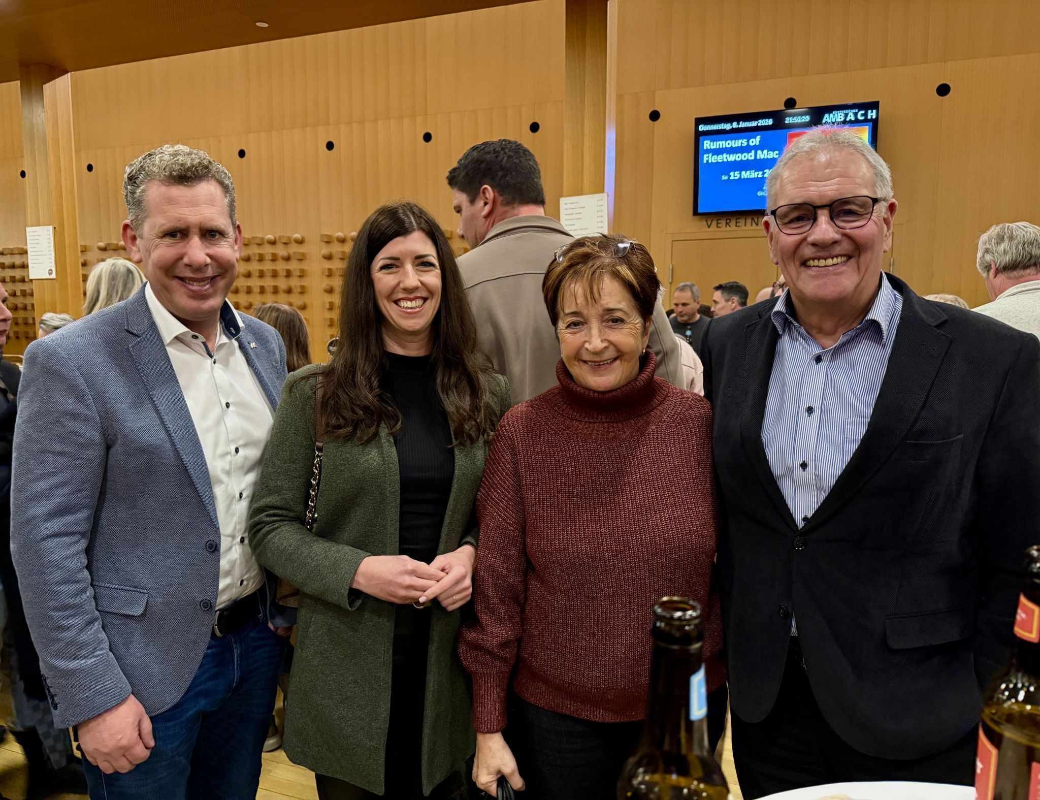 Bernhard Heinzle, Jessica Lutz, Evi und Edgar Mayer.