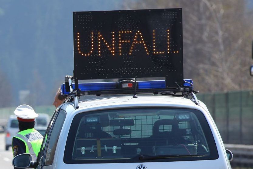 Unfall Rheintalautobahn