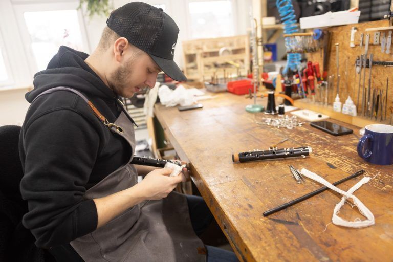 Wo geblasene Töne noch handgemacht sind