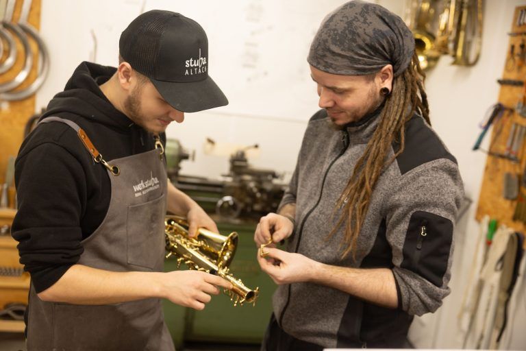 Wo geblasene Töne noch handgemacht sind