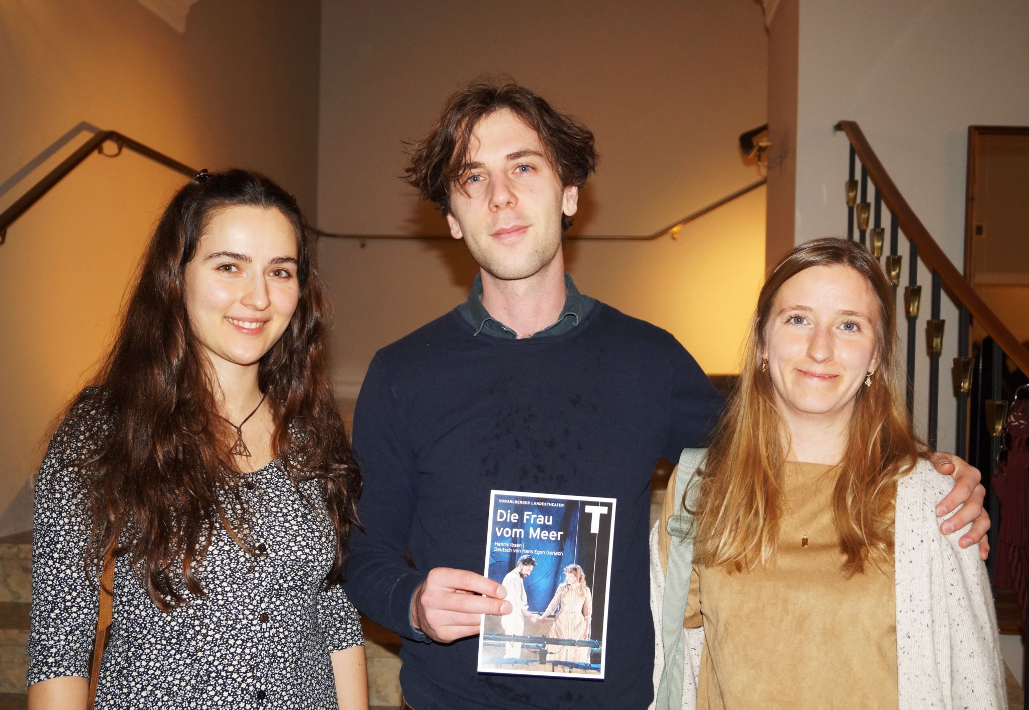 Melissa Weilharter, Maximilian Förster und Barbara Philipps waren gespannt auf die Aufführung