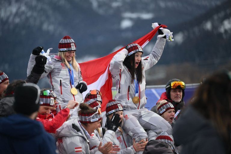 SKI ALPINE-OLY-2026-MILANO CORTINA-PODIUM