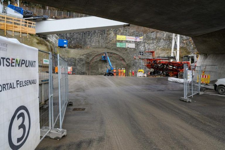 Stadttunnel Baustelle