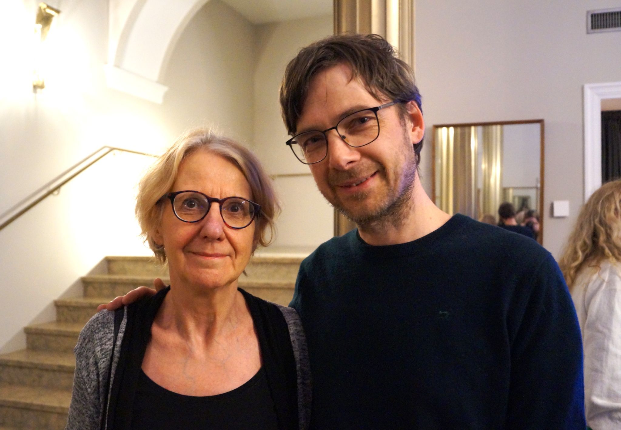 Regisseurin Dagmar Ullmann-Bautz unterhielt sich mit Schauspieler Stefan Pohl