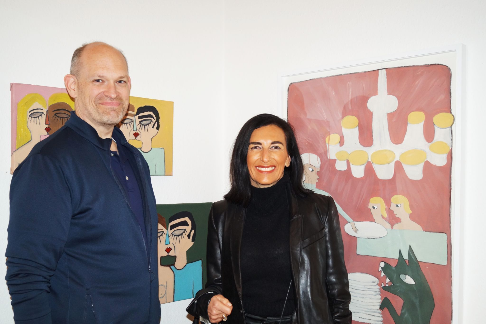 Zahntechniker Benjamin Mann kam mit Astrid Eva-Maria Velano