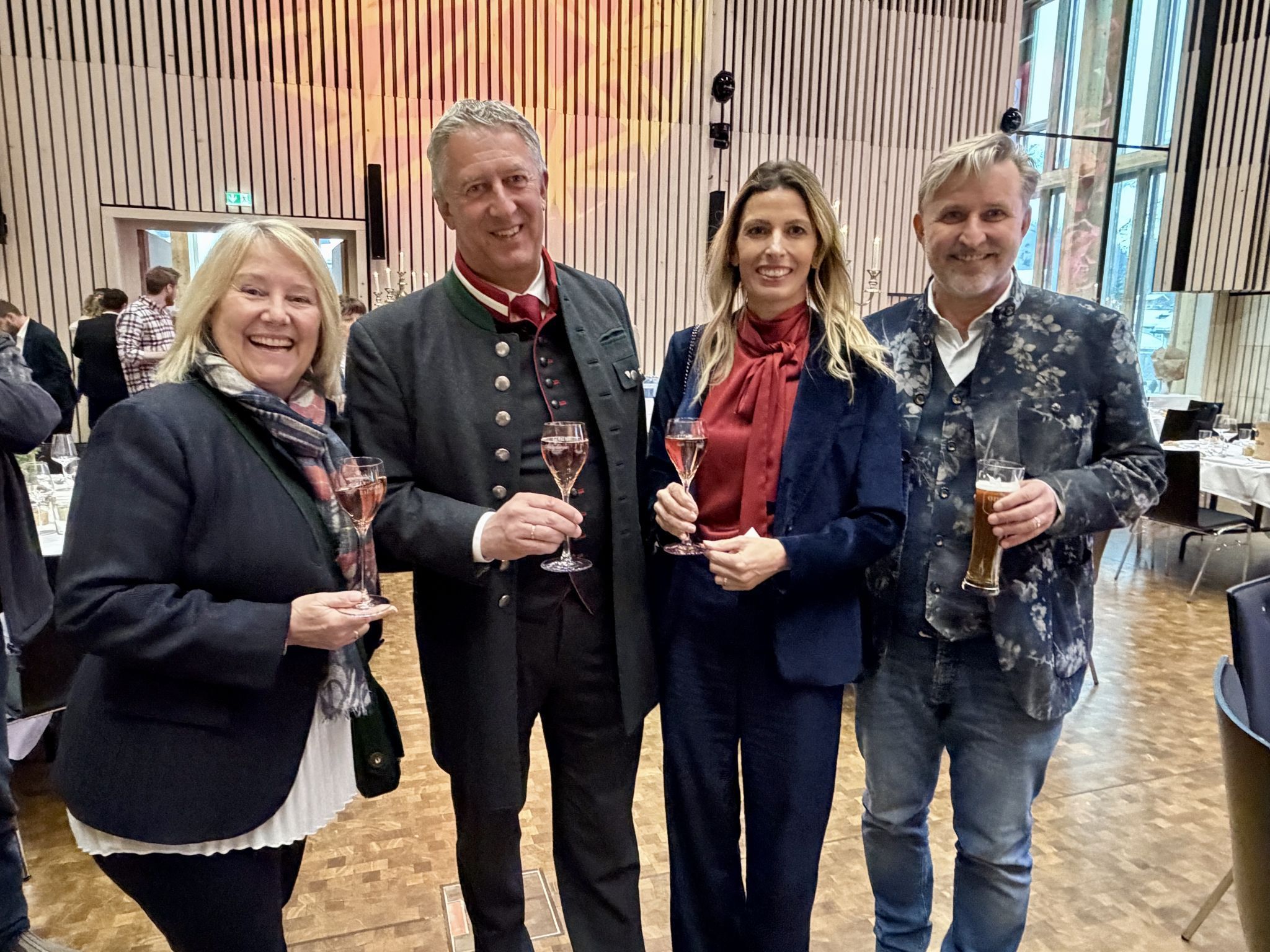 Ulli uns Stefan Jochum, Martina und Karl Zimmermann