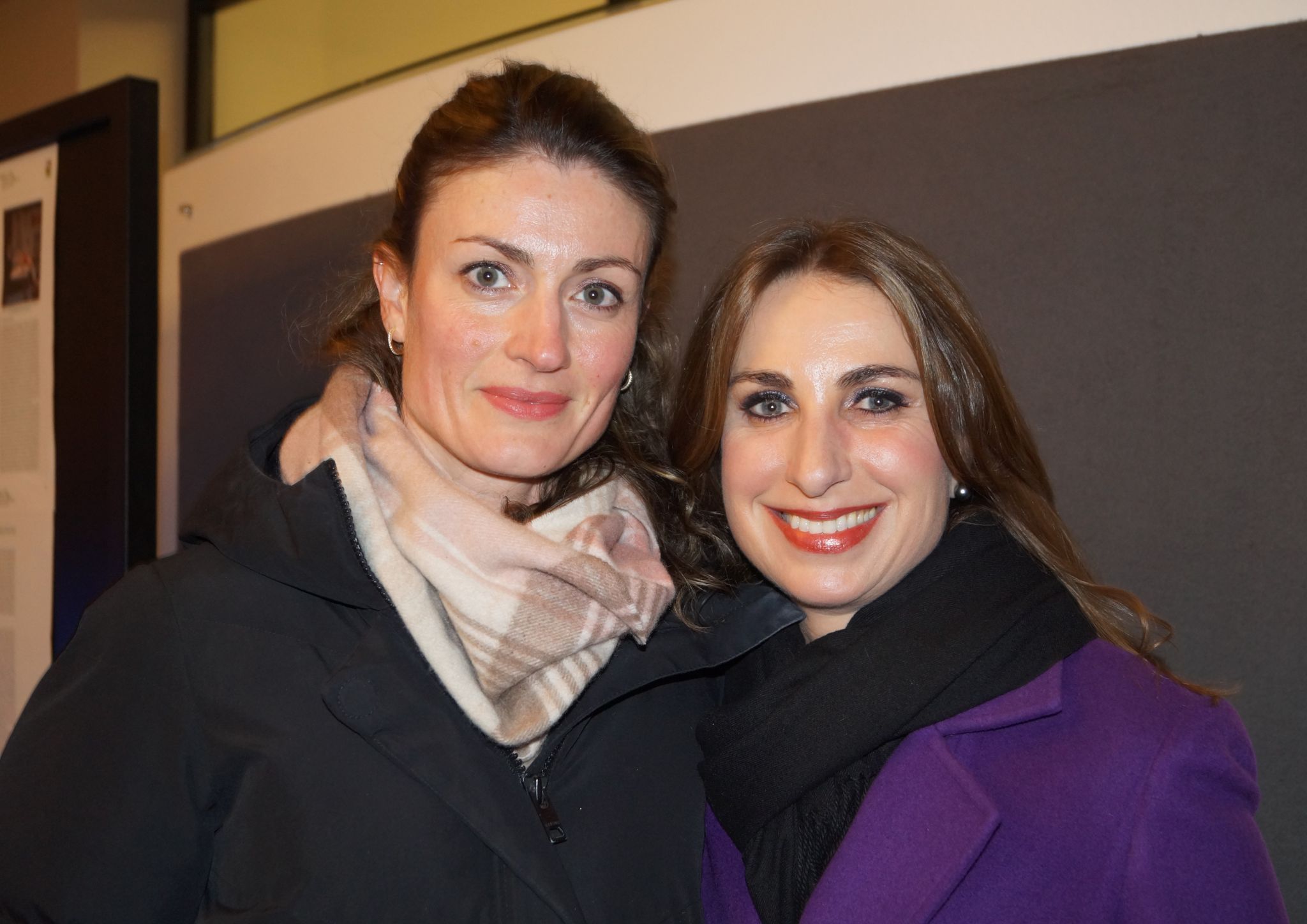 Lydia Matt vom Symphonieorchester Vorarlberg kam mit Isabel Vonbank