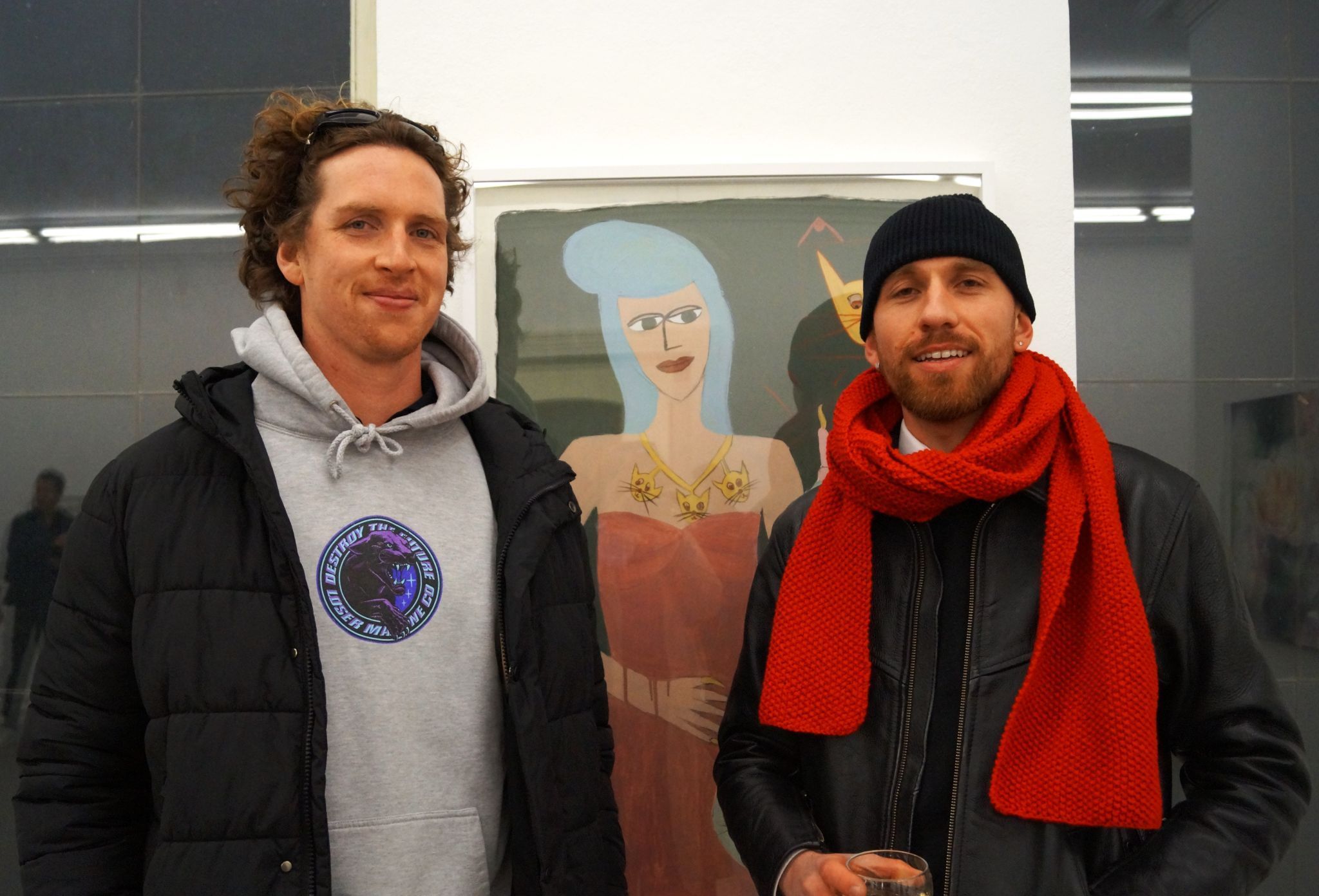 Johannes B. und Dominik Buder fanden die Ausstellung sehr interessant