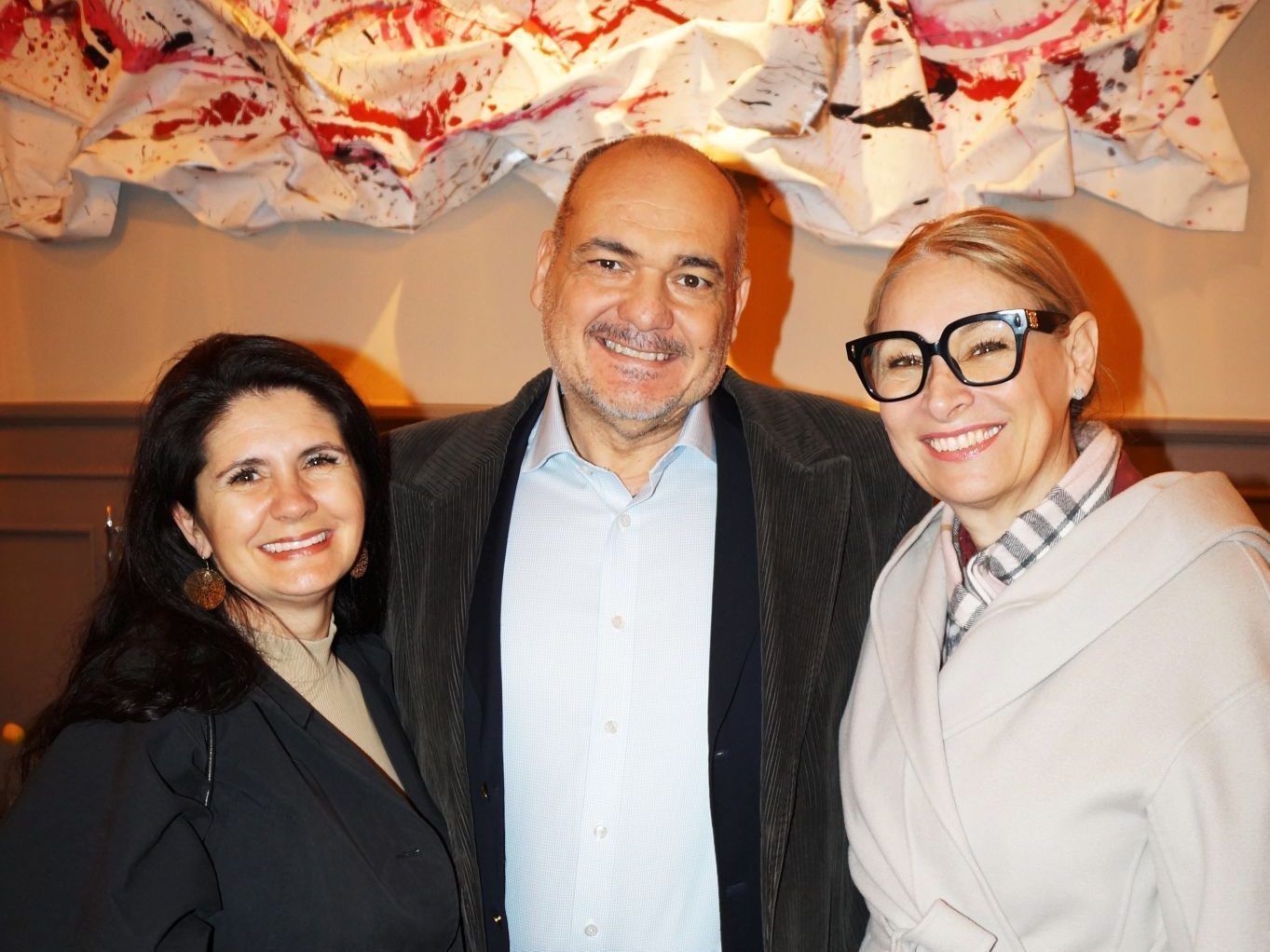 Vivien Coponi, Lothar Wolf und Manuela Linhart-Knafl waren begeistert von den Skulpturen