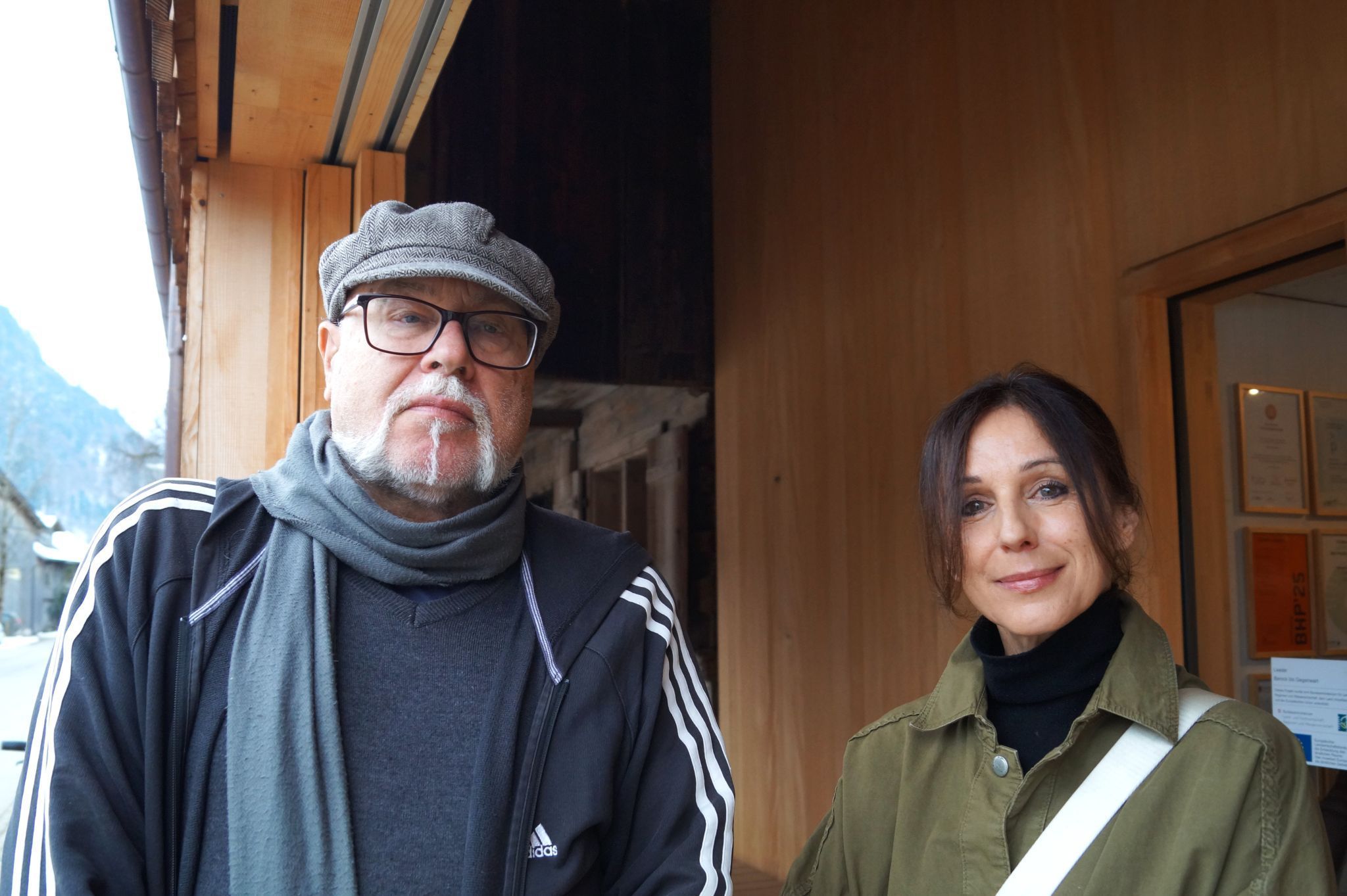 Burkhard Wüstner vom Felder Museum und Bernadette Rüscher vom Barockbaumeister Museum