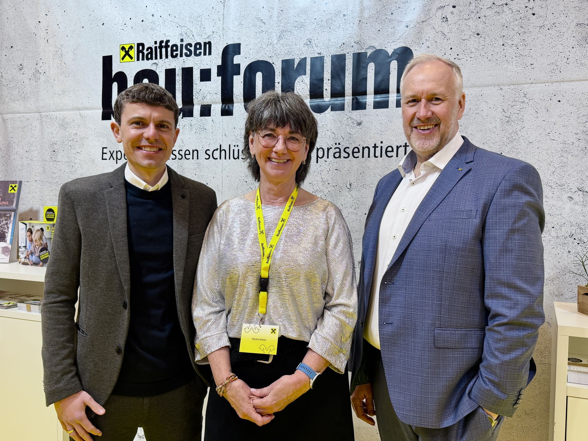 Raiba Power mit Raphael Kiene, Martina Rietzler, Thomas Nussbaumer