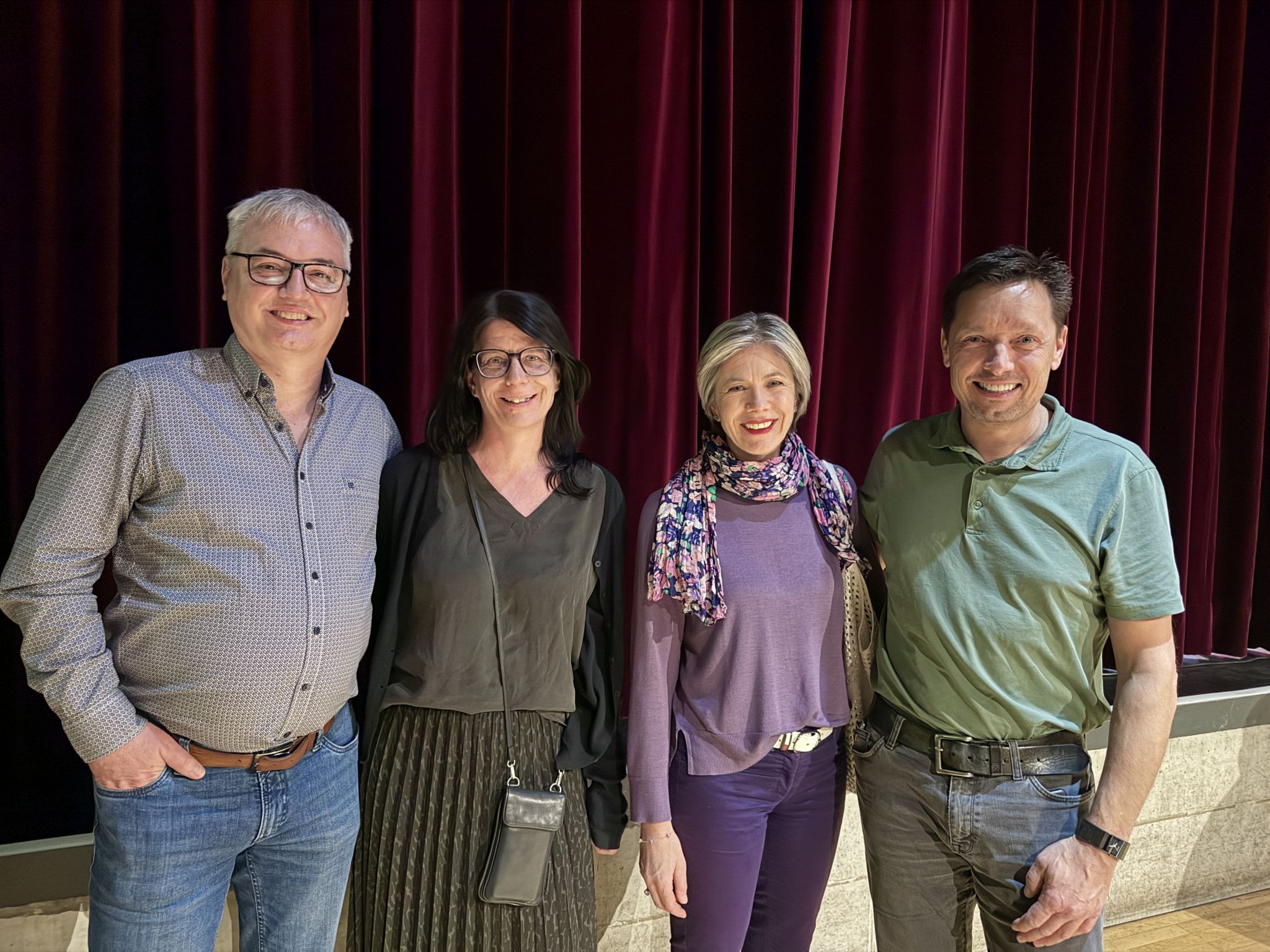 KI Fans: Klaus und Claudia Tschabrun, Arno und Tatjana Reisch