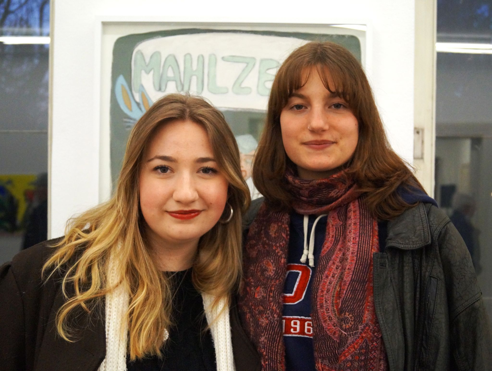 Josephine Cawood und Nora Frischknecht gefiel die Gemeinschaftsausstellung