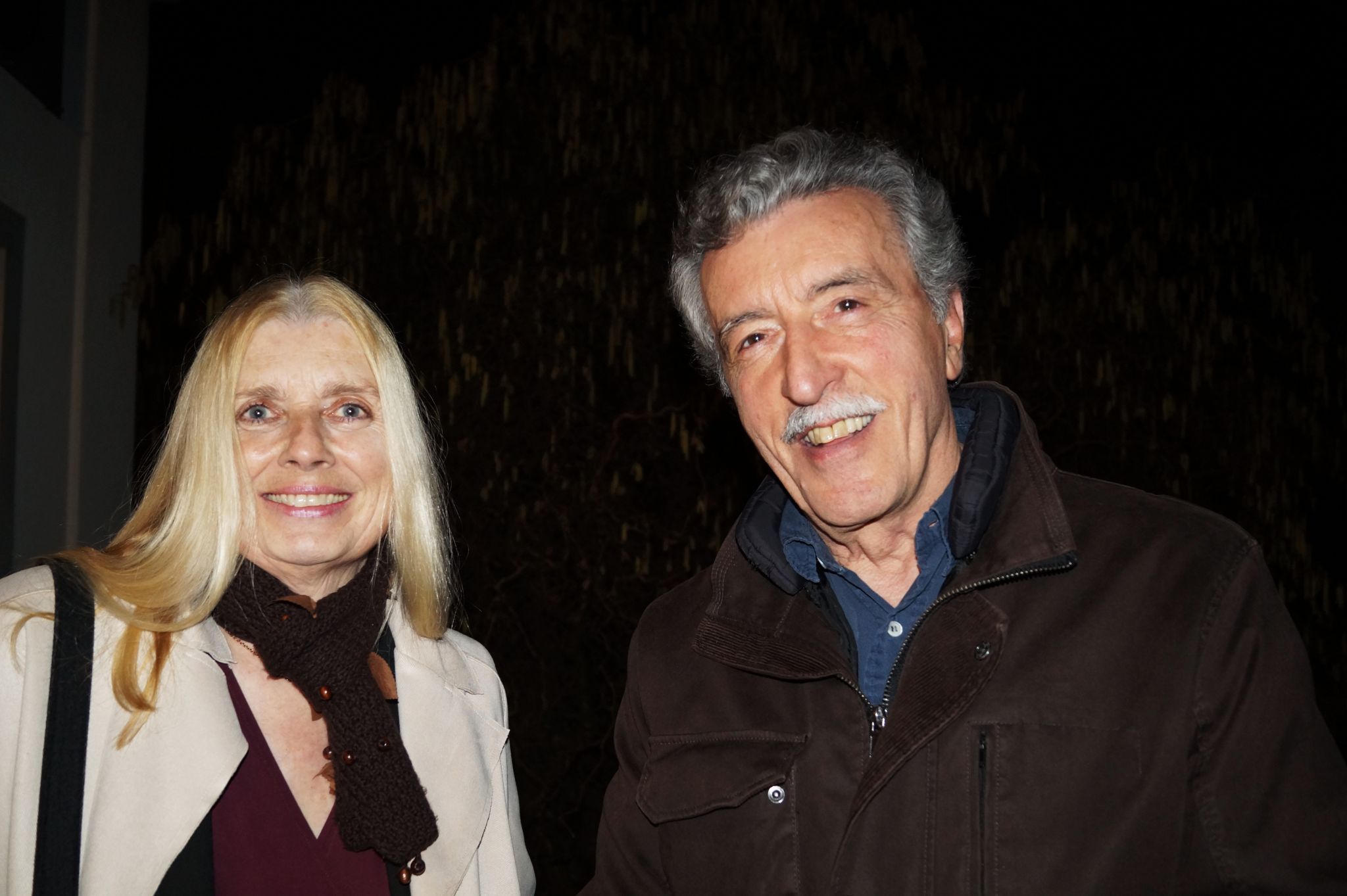 Riccarda Metzler und Luka Ajkovic kommen gern in die Galerie Z