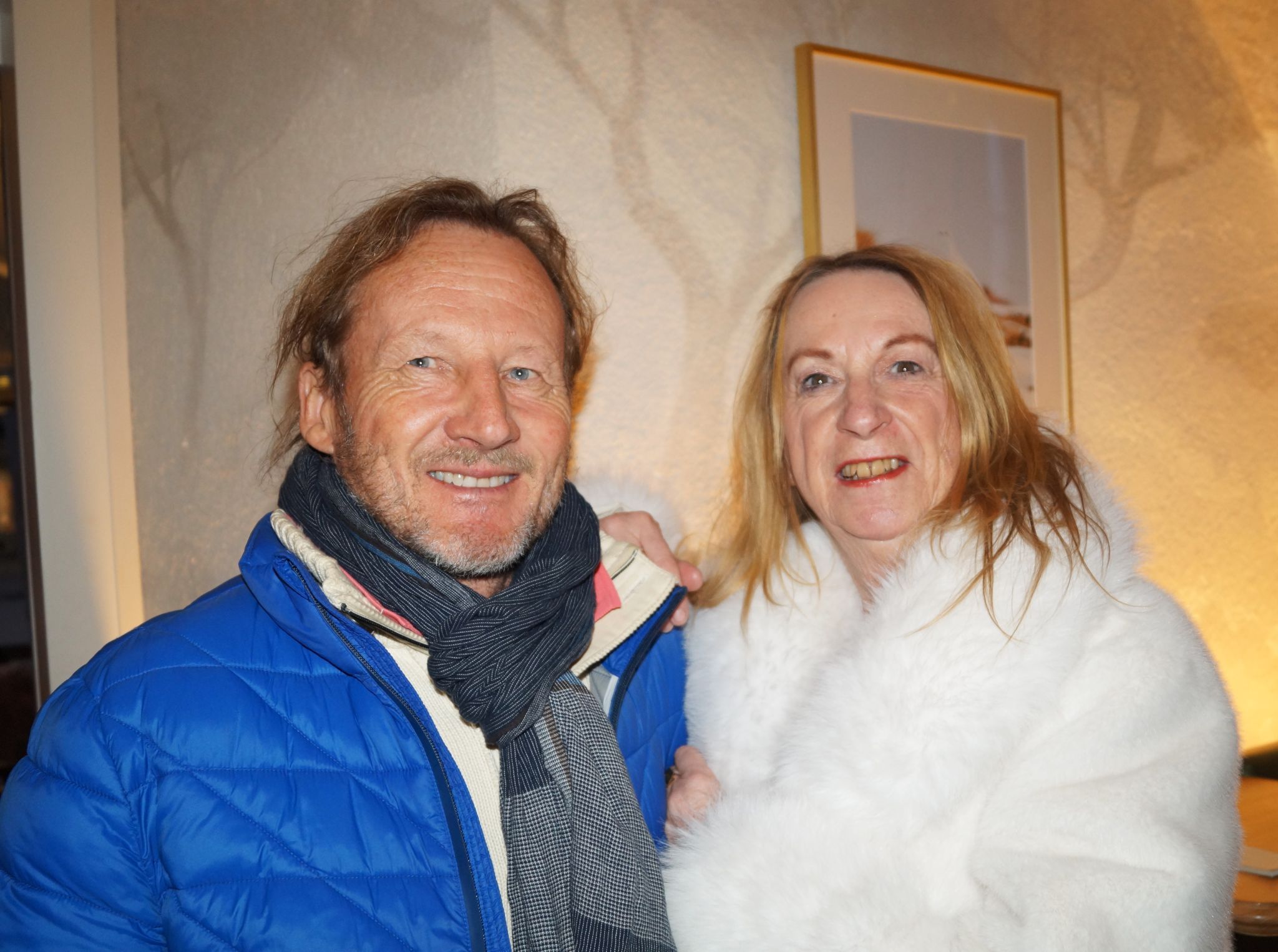 Thomas Renz und Susanne Jenny beim Rundgang