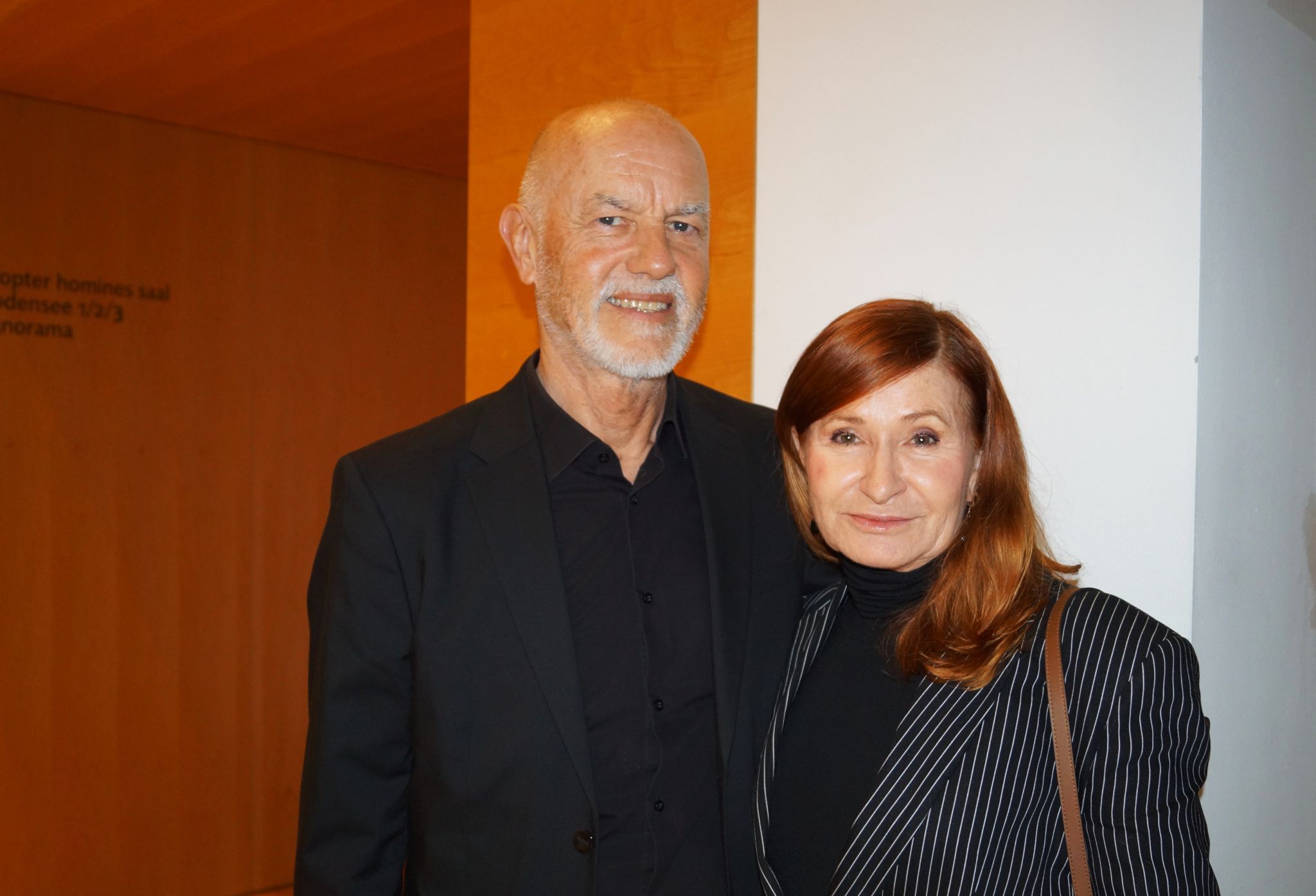 Künstlerin Mila Veljaca und Werner Plaickner freuten sich auf die Aufführung