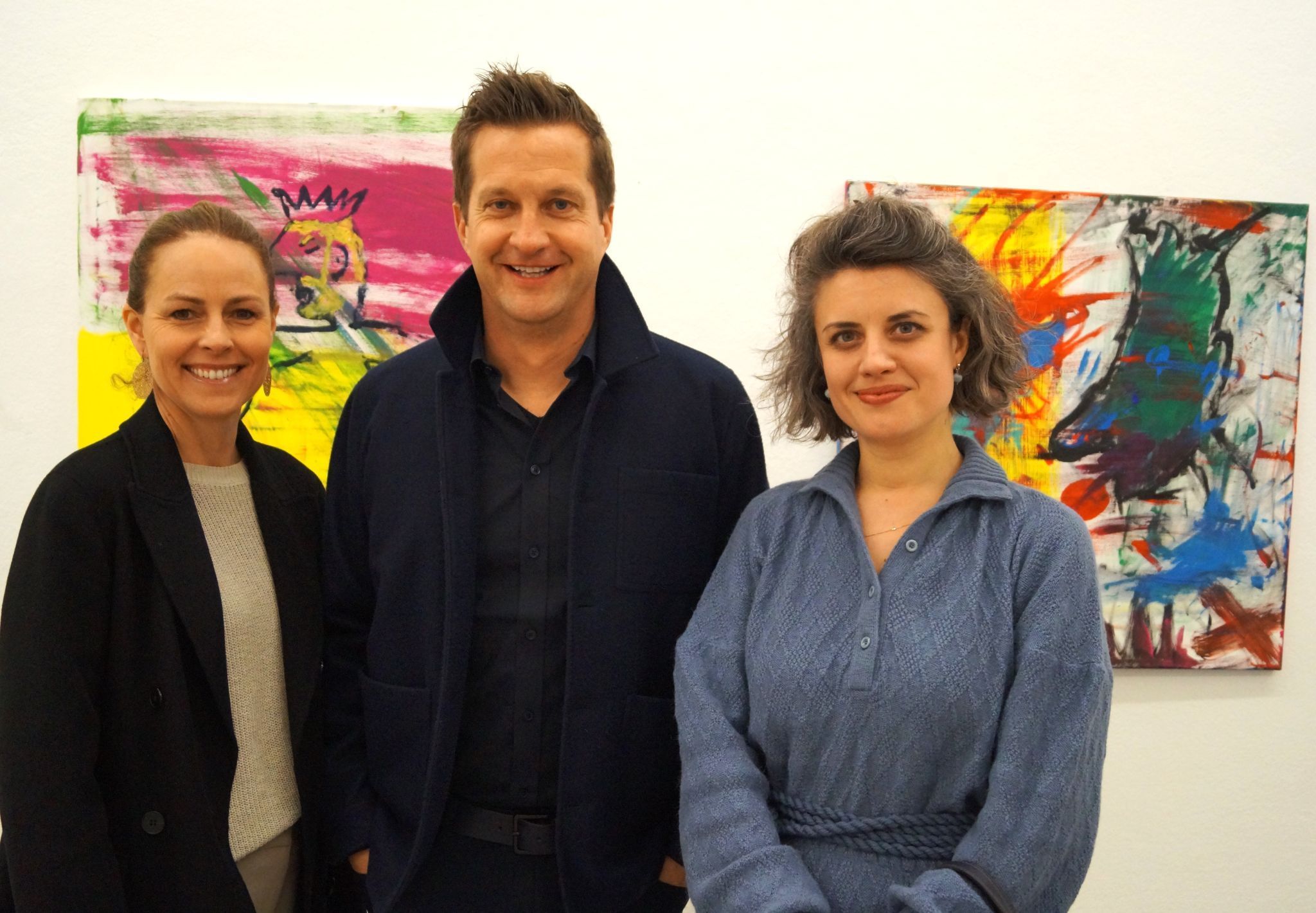 Prominenter Besuch vom Moderatorenpaar Kerstin und Oliver Polzer, mit Katrin Strasser