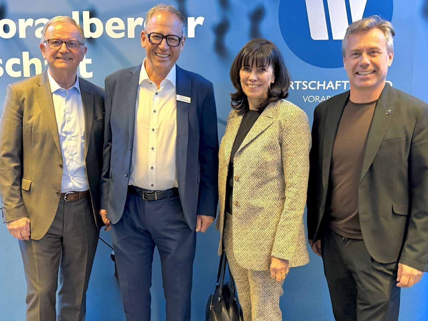 Karlheinz Kopf, Gastgeber Helmut Feuerstein, Martha Schultz, Ernst Seidl