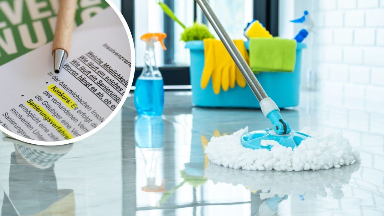 Konkursverfahren über Vorarlberger Reinigungsfirma eröffnet