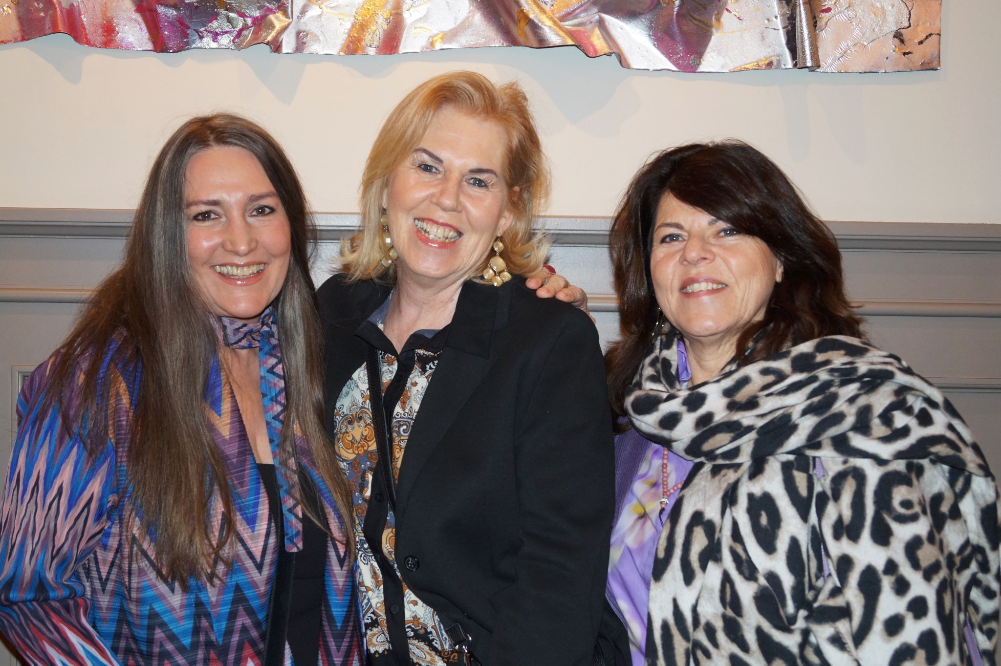 Die Models Maria Nussbaumer und Susi van Velzen mit Eva Graf (Cigar Graf)