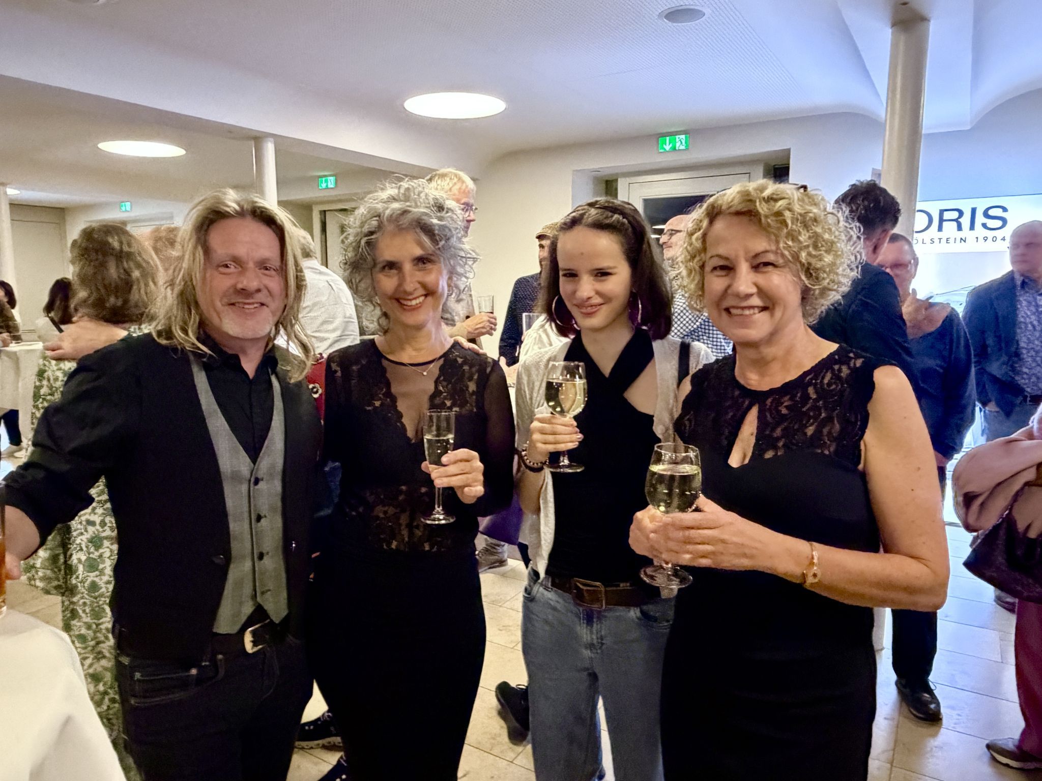 Begeisterte Fans: Peter Steyrer, Bettina Luger, Frey O' Connor, Birgit Rigo