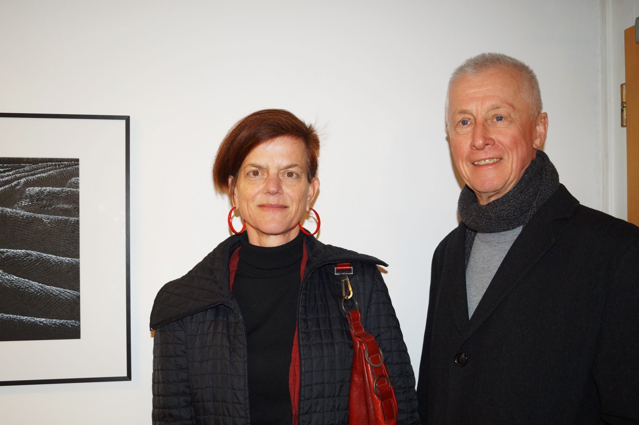 Künstlerin Uta Belina Waeger kam mit Kunstkenner und Galerist Erhart Witzel